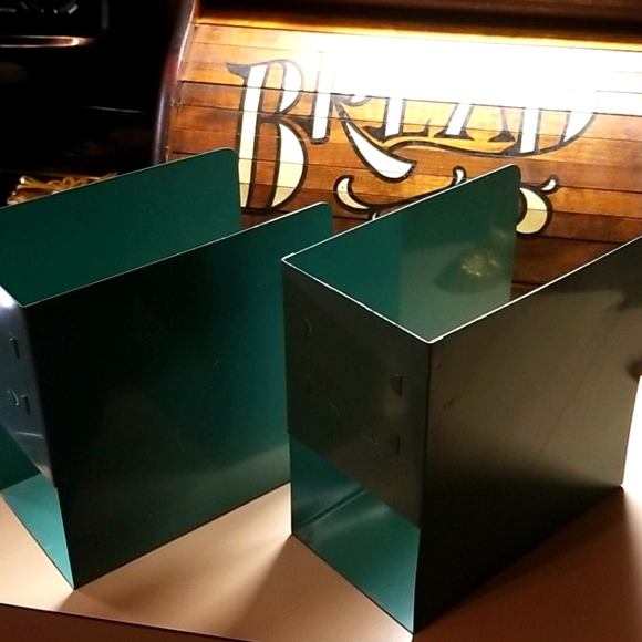 Vintage 2 Gaylord metal vertical file holders